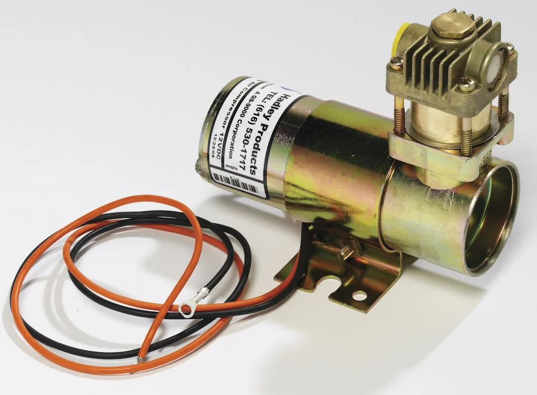 H00850D – HADLEY HORNS Air Horn Compressor, For Use With Air Horn Direct Drive 110 To 135 Pounds Per Square Inch 1/6 ...